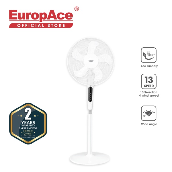 EuropAce 16" RC Stand Fan